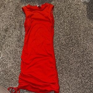 Elegant Red Sleeveless Dress